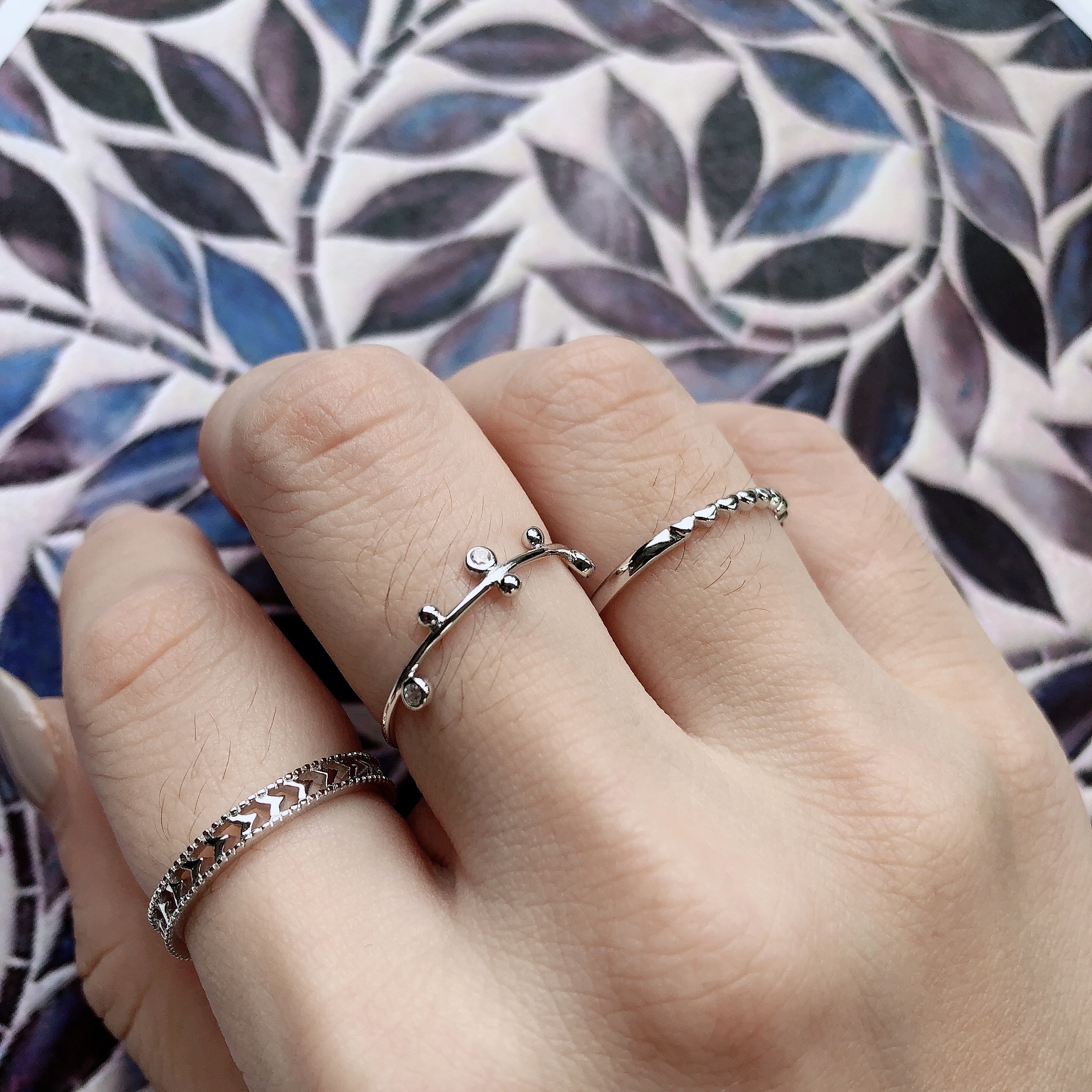 Silver/北極星戒指