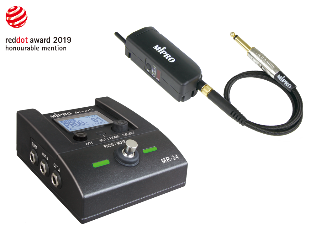 台灣 MIPRO MR-24GE 2.4Ghz 吉他 貝斯 專用 無線 導線 內建接地開關