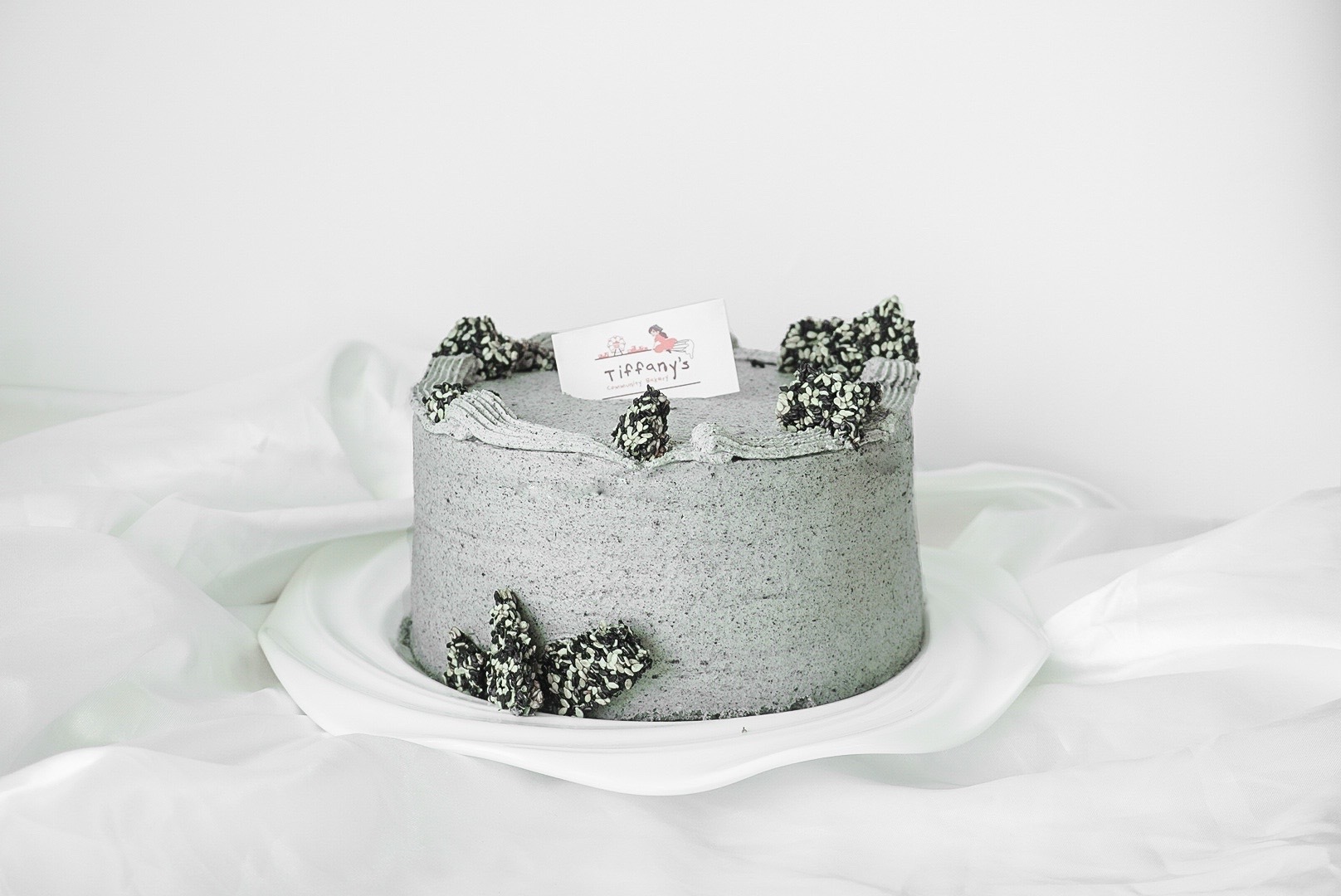 黑芝麻椰子奶油蛋糕