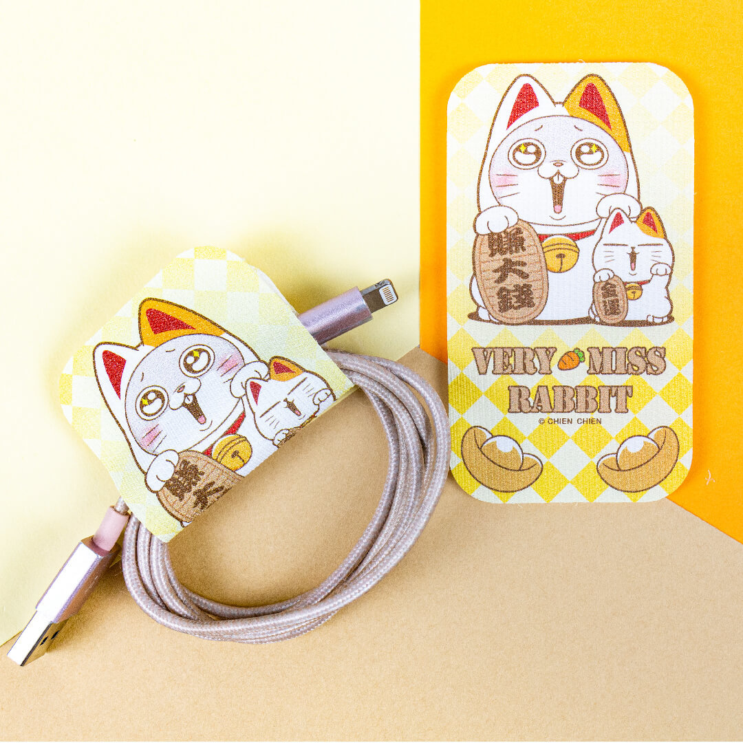 【好想兔】整線夾-招財喵喵(1入)