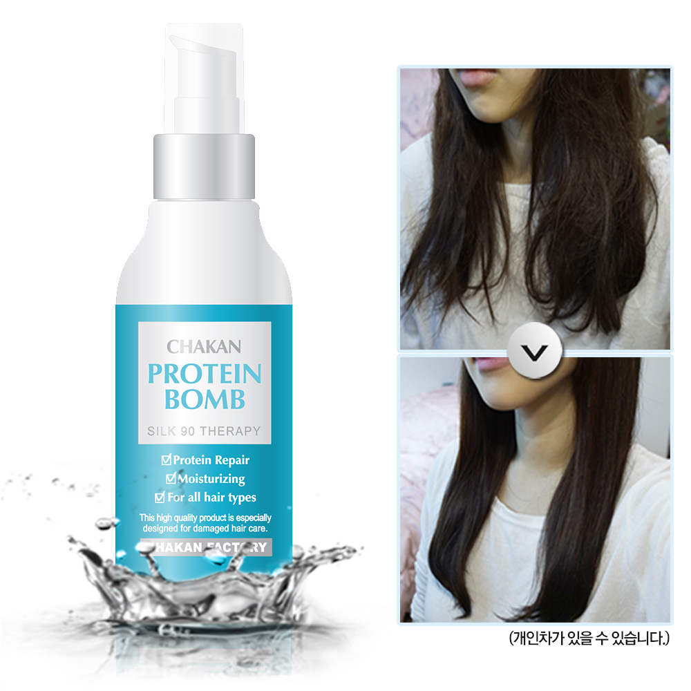 Chakan Factory Protein Bomb Silk 90 Therapy 蠶絲蛋白女神護髮精華