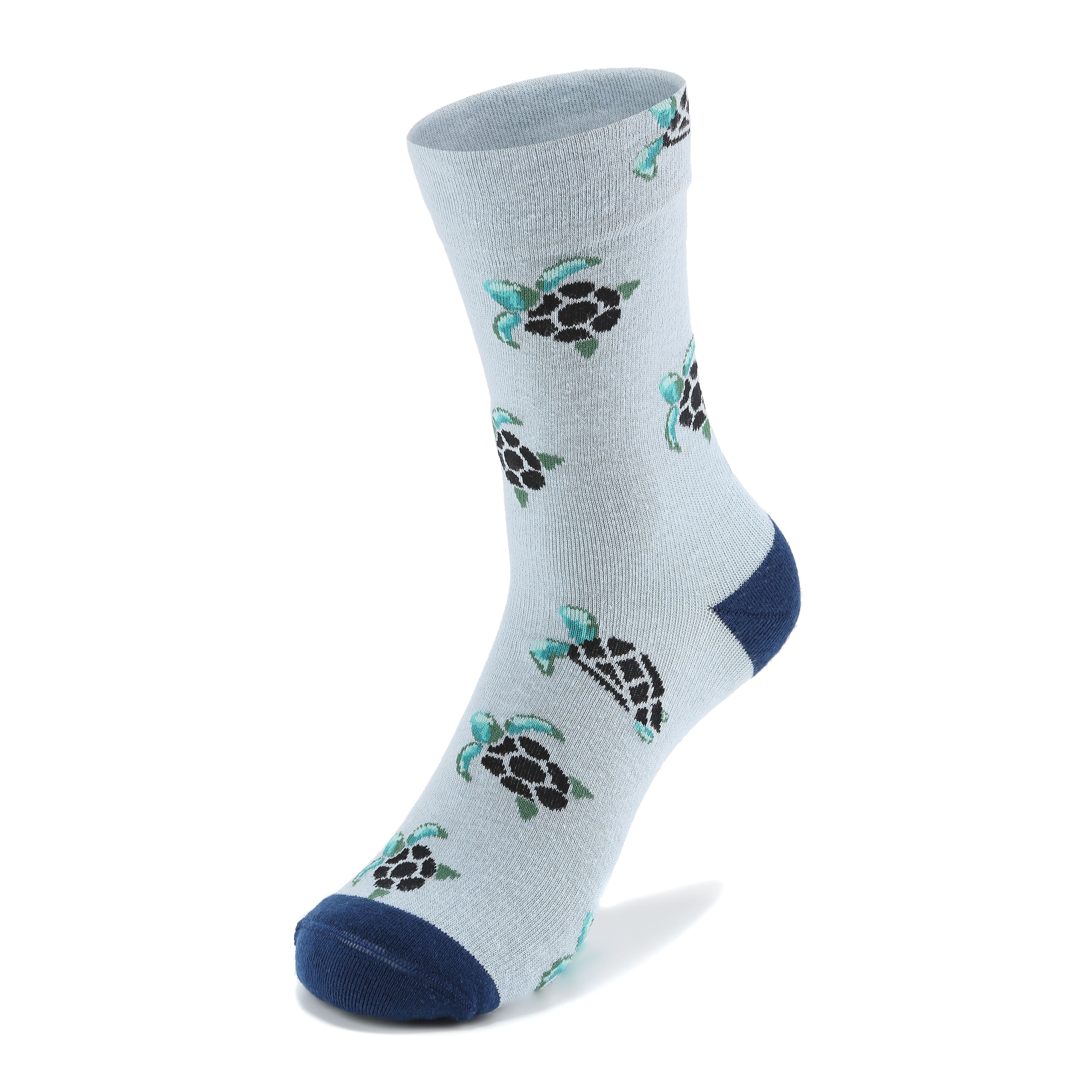 悠游 · 藍海｜守護海洋設計款．壓力3/4襪