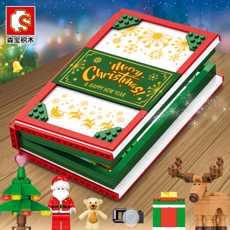 Christmas Themed Pop Up Book Build NO BOX SB601094