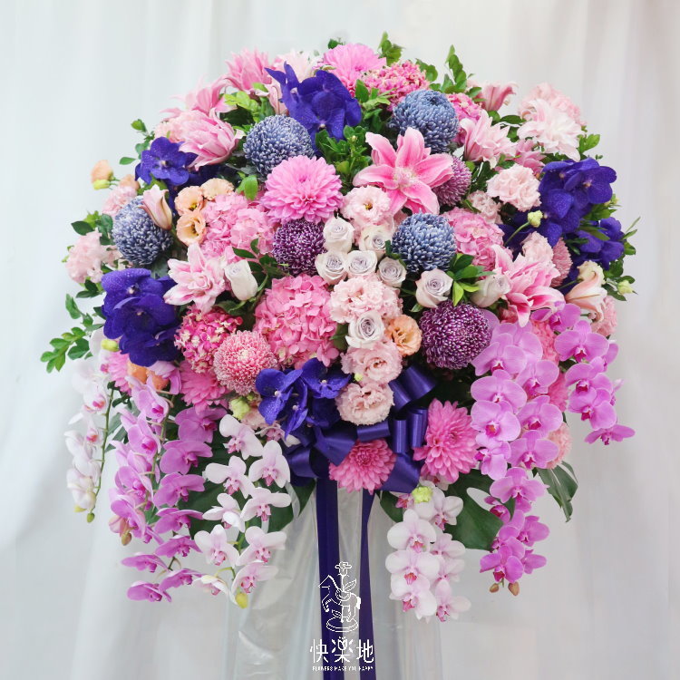 花璨圓滿 I 高架花籃  SF200810