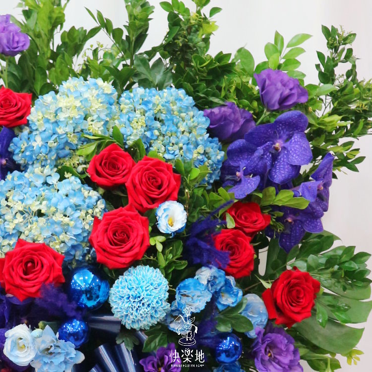 奼紫嫣紅 I 高架花籃  SF200480