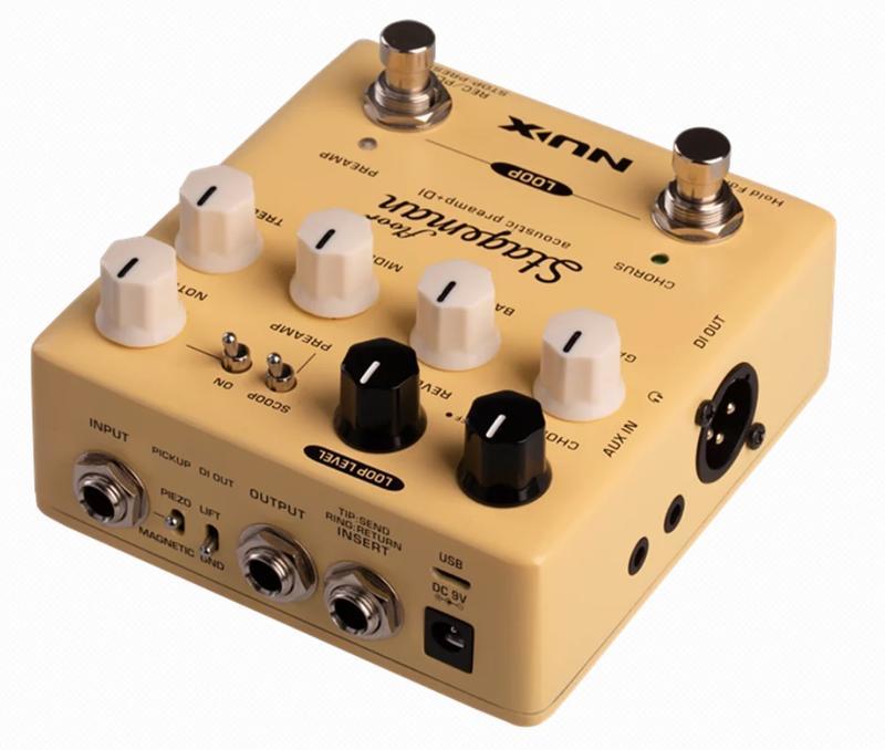 NUX - Stageman Floor 木吉他前級 內建效果器、Loop迴圈功能 D.I Preamp