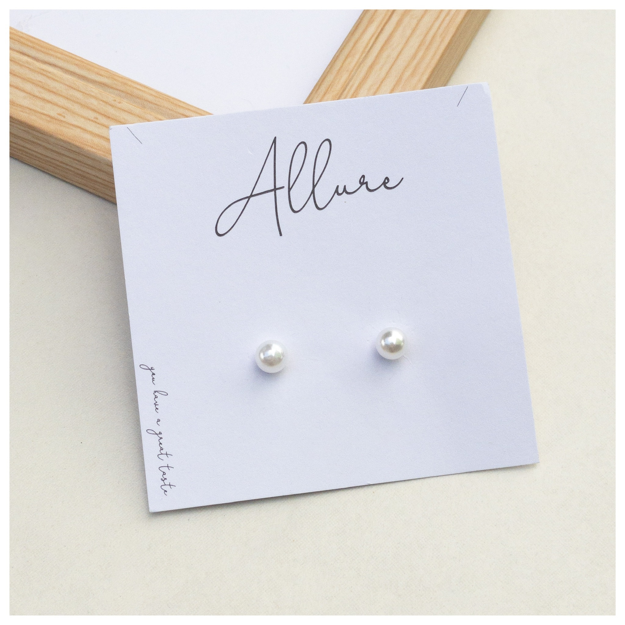 肆玥xAllure珍珠耳環