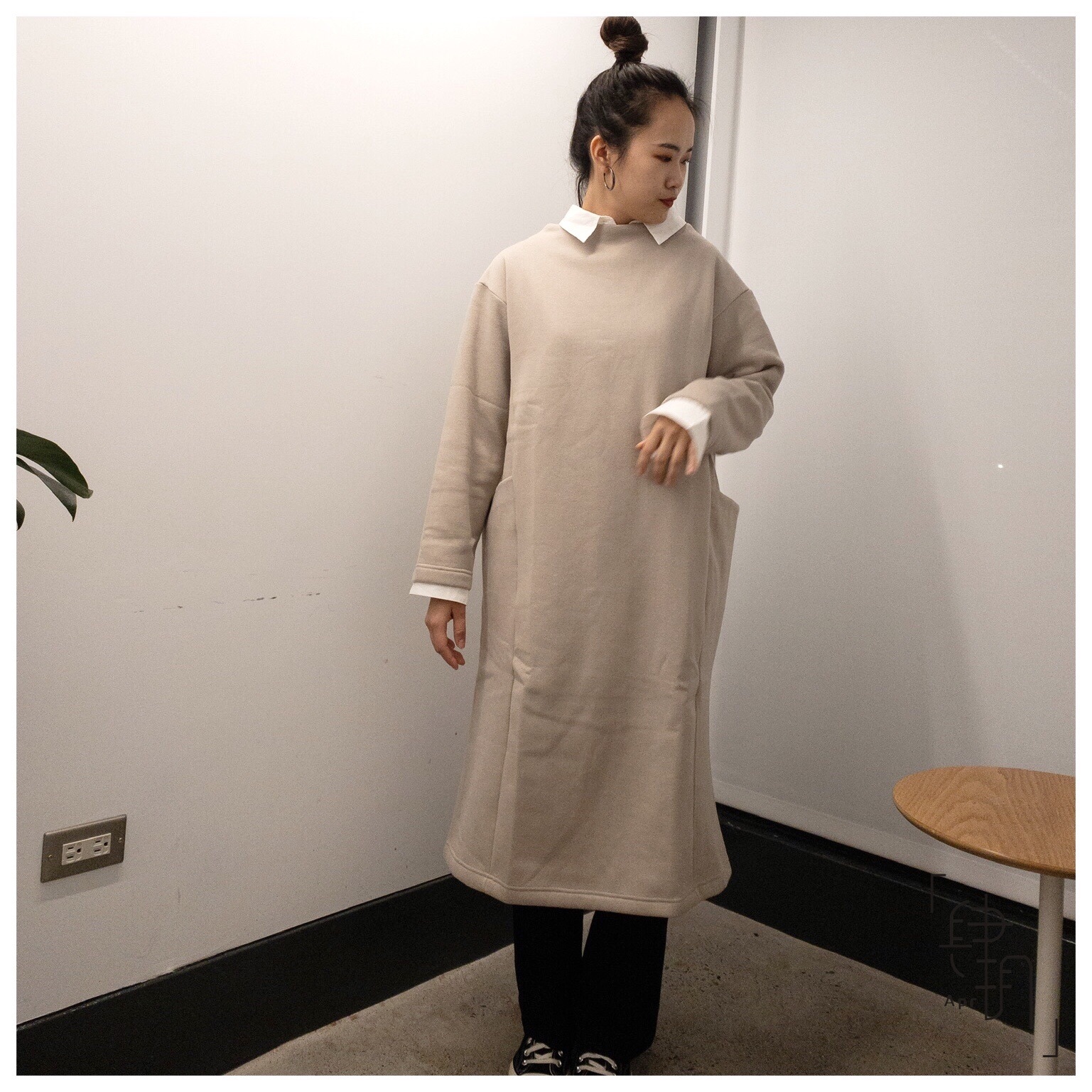 🇯🇵日牌Studio CLIP刷毛長版上衣