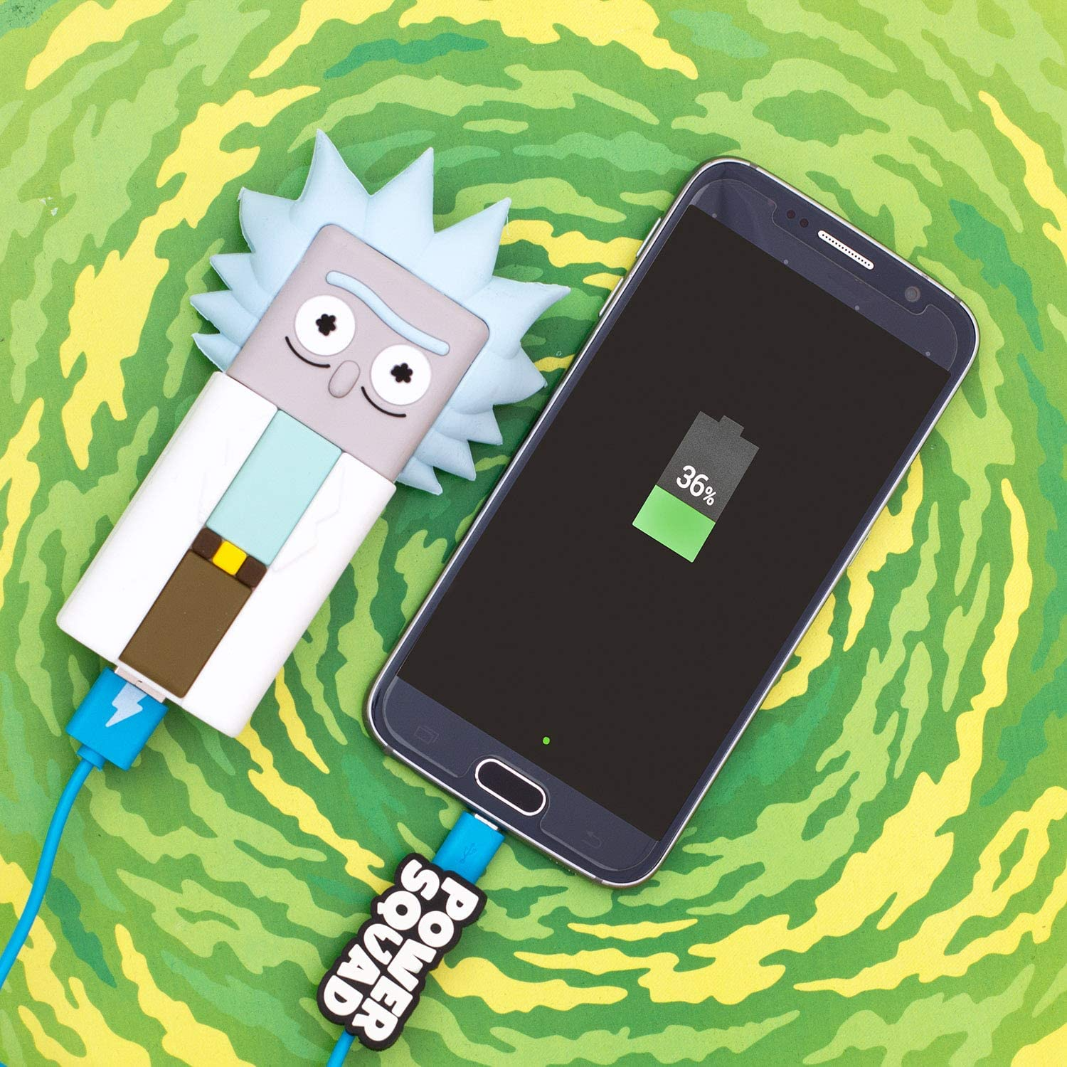 Rick and Morty 瑞克和莫蒂 Power Bank 公仔造型行動電源 10cm
