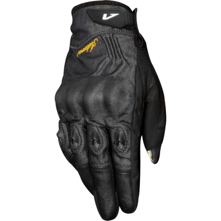 ASTONE δ 牛仔 金屬黑 布手套