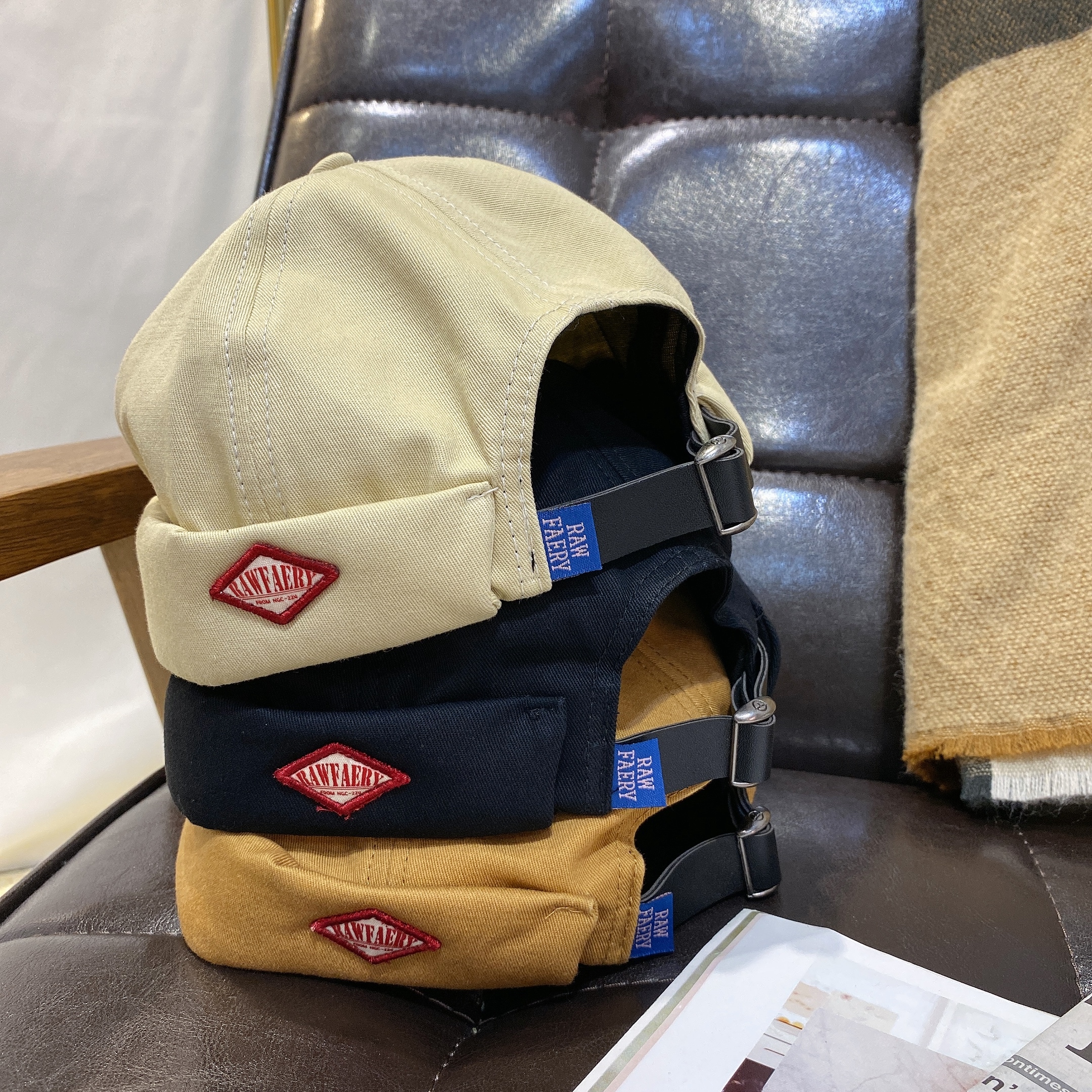 三角小標水兵帽/三色