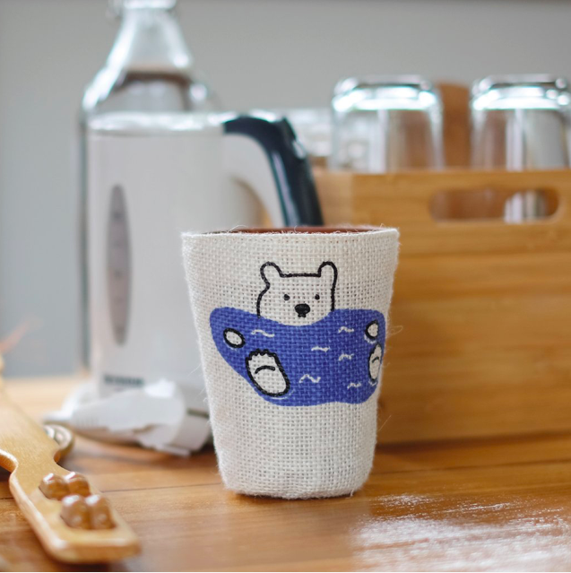 ABEARABLE 池裡有熊有熊的池感溫變色多用途杯套