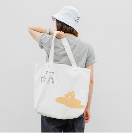 ABEARABLE OH! SHIT! 大容量簡約變色托特包