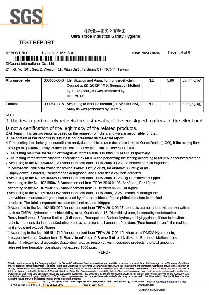 SGS Test Report No.2 p4-4