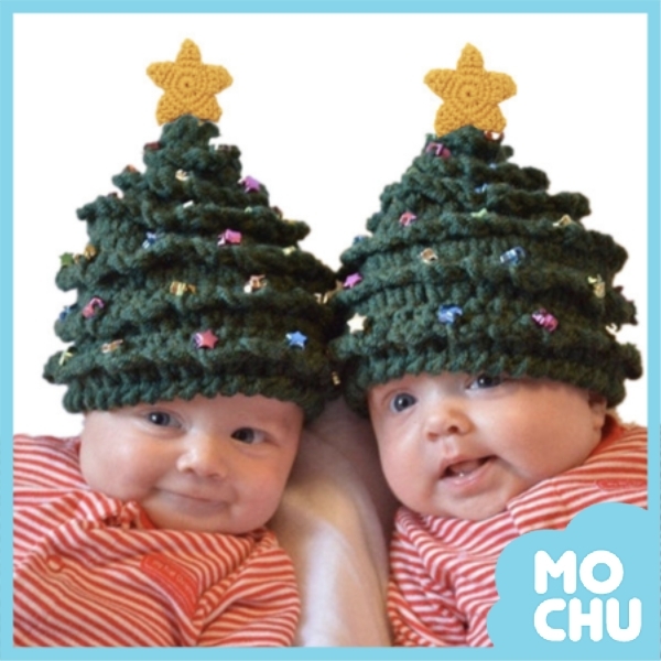 俏皮針織聖誕樹親子帽(兩款)