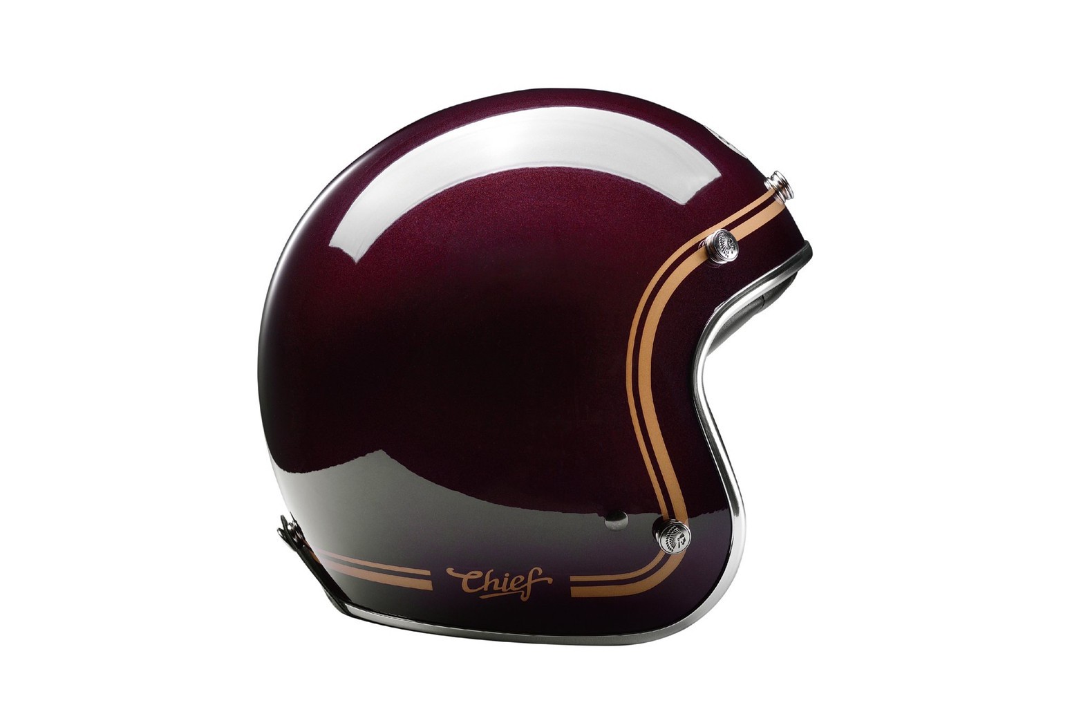 CHIEF TICUNA 馬薩拉紅 復古帽 3/4罩