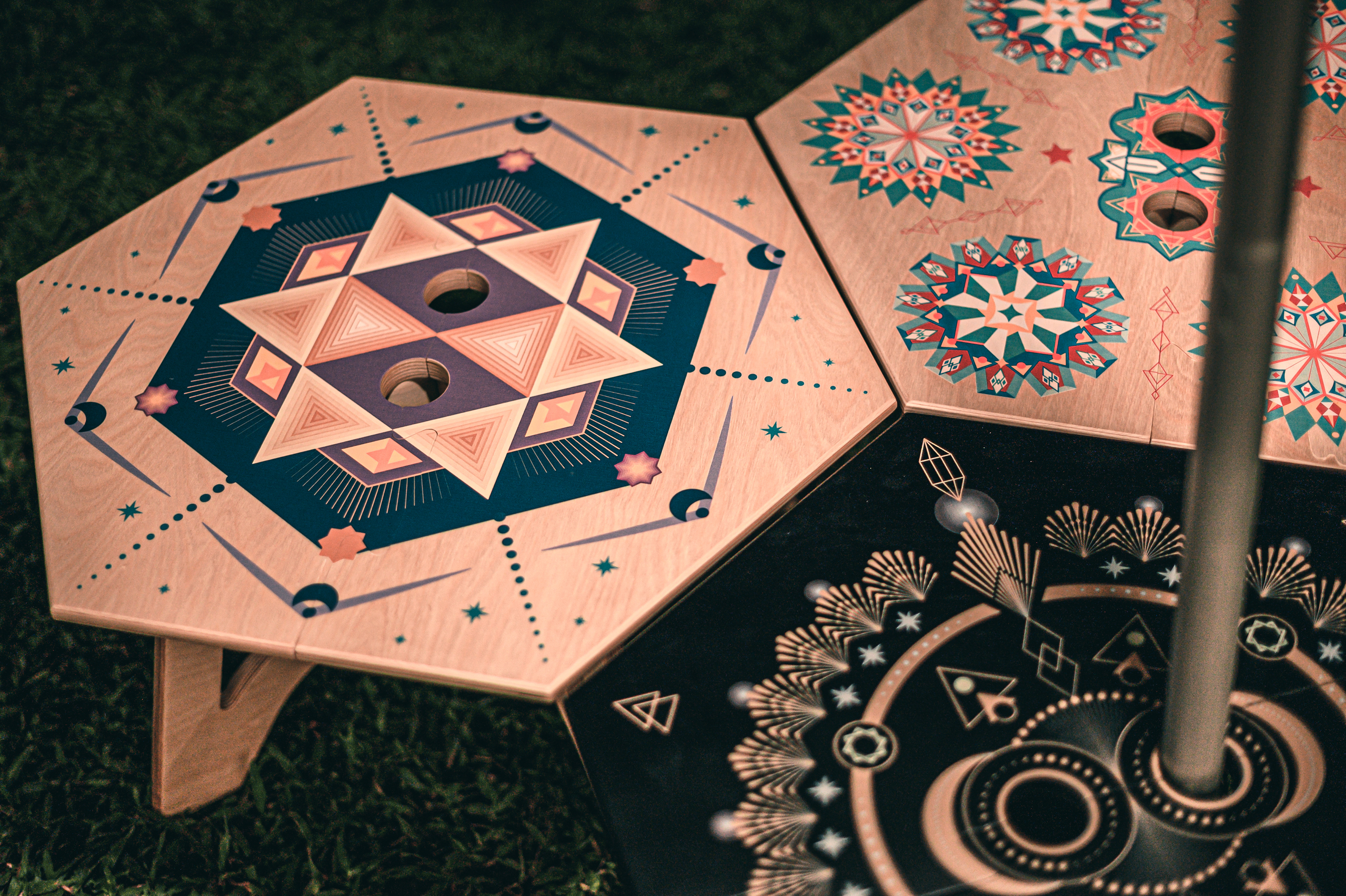 【TKS】六角蜂巢小桌-風格系列