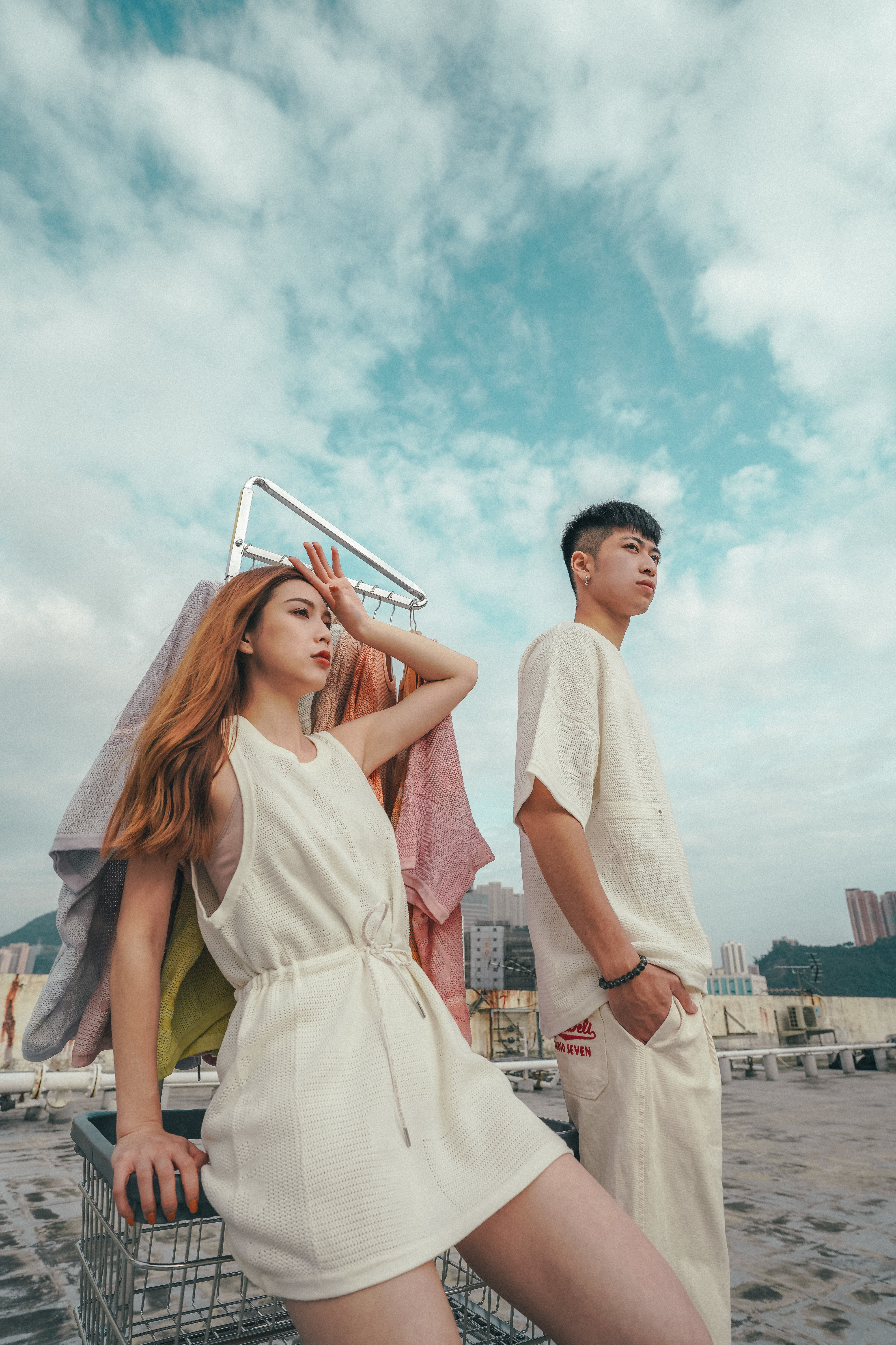 【 YOUR ANTARCTICA 】針織背心裙 (白色)