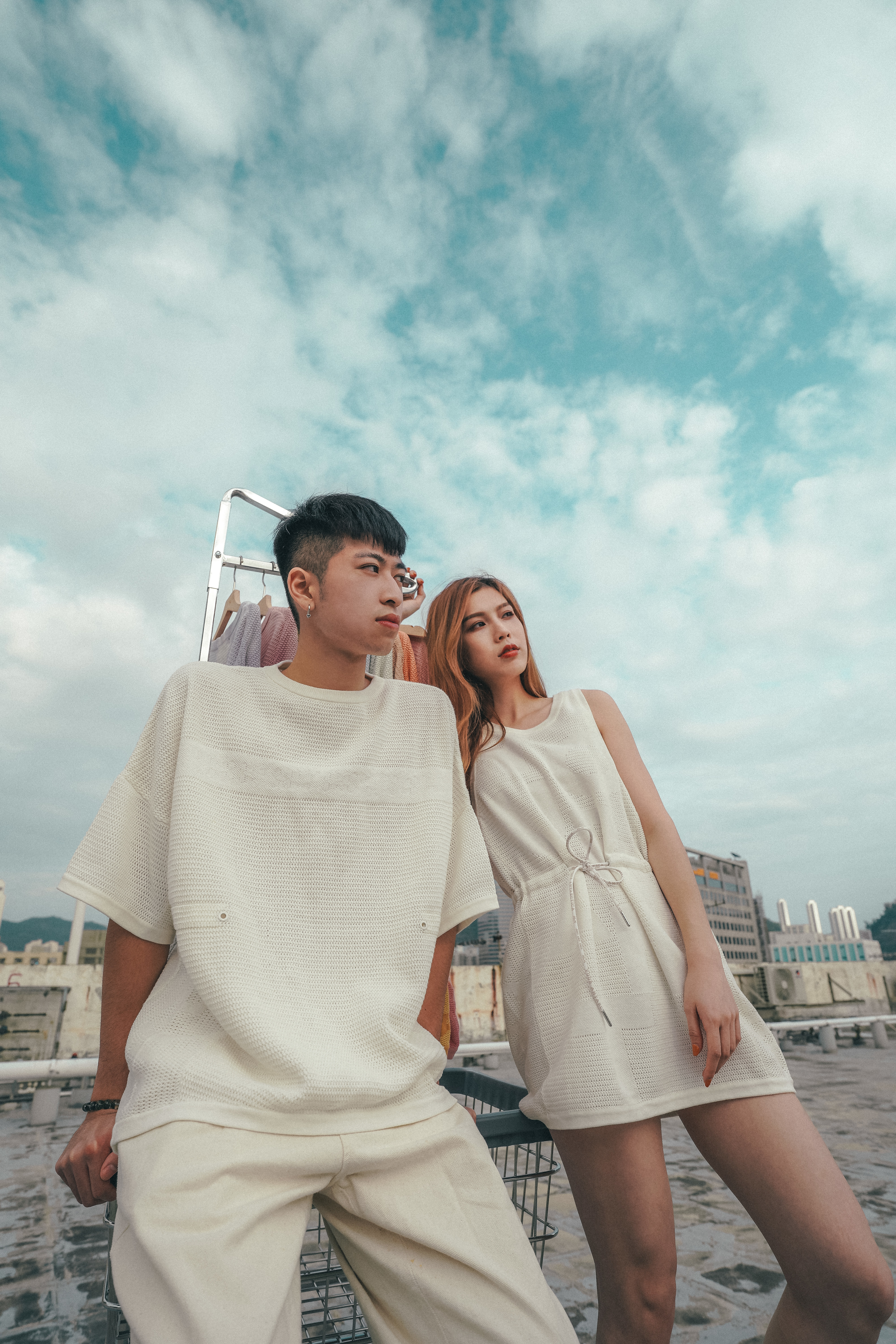 【 YOUR ANTARCTICA 】短袖針織衫(白色)