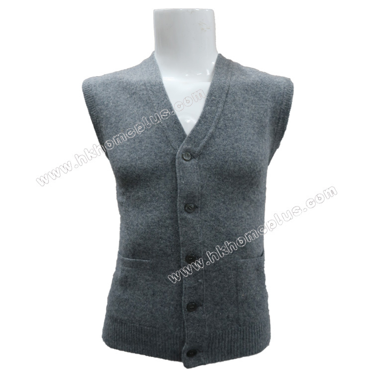 金星羊: 純羊毛開鈕背心 (36-42碼)