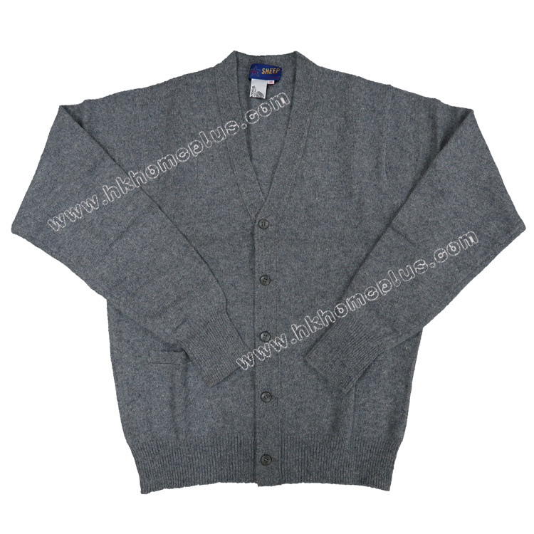 金星羊: 純羊毛開鈕長袖外套 (36-42碼)