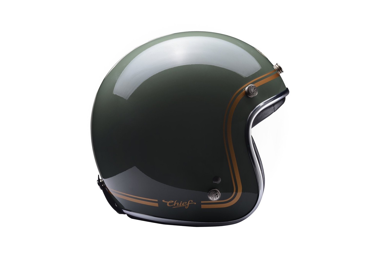 CHIEF TICUNA 褐綠 復古帽 3/4罩