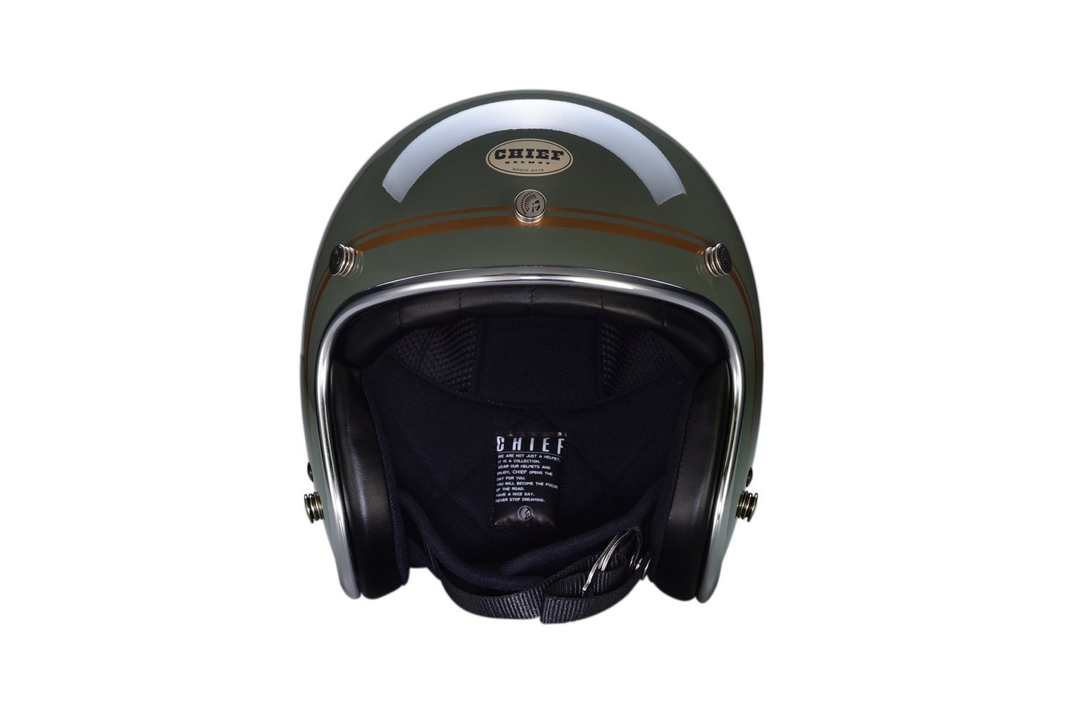 CHIEF TICUNA 褐綠 復古帽 3/4罩