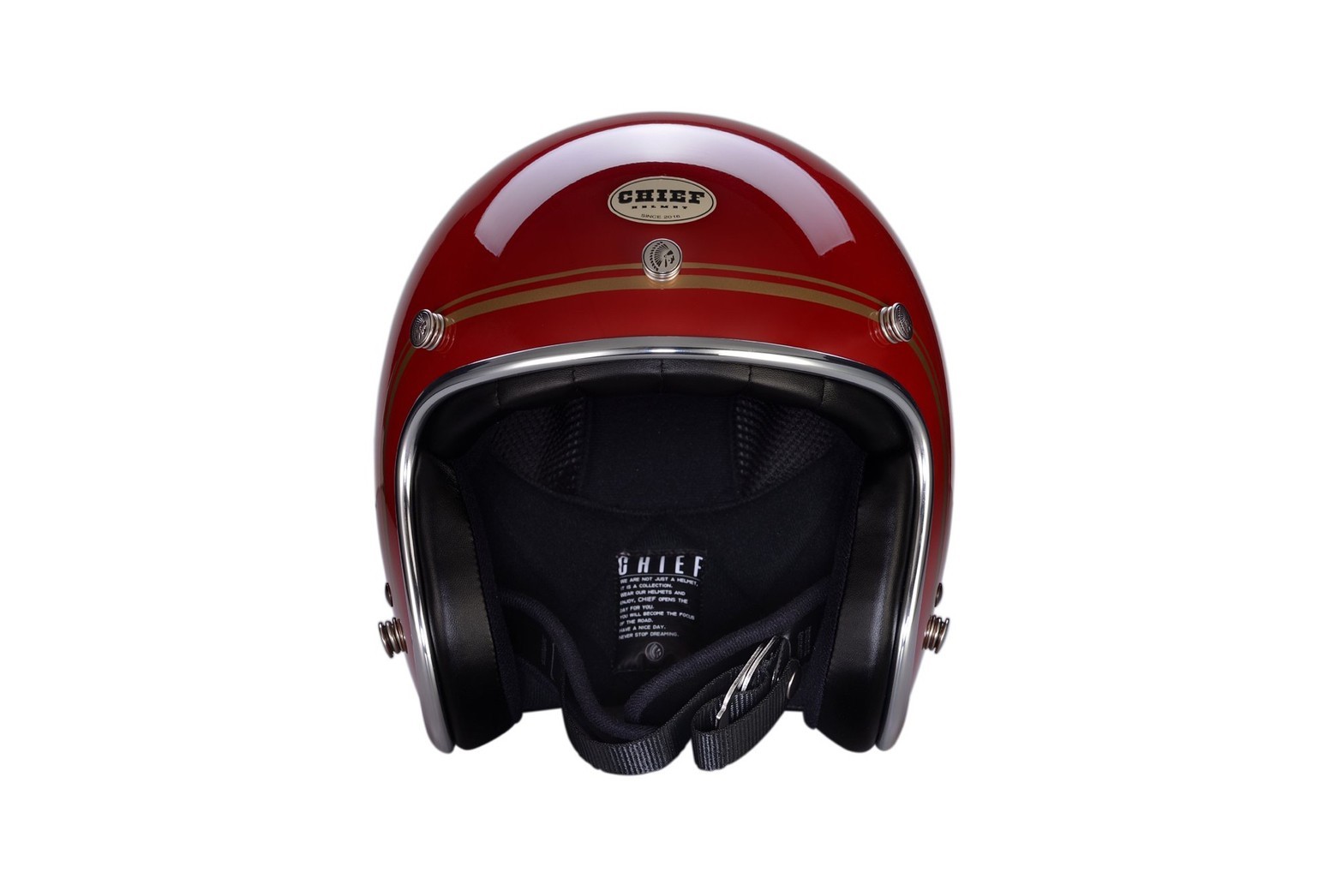 CHIEF TICUNA 酒紅 復古帽 3/4罩