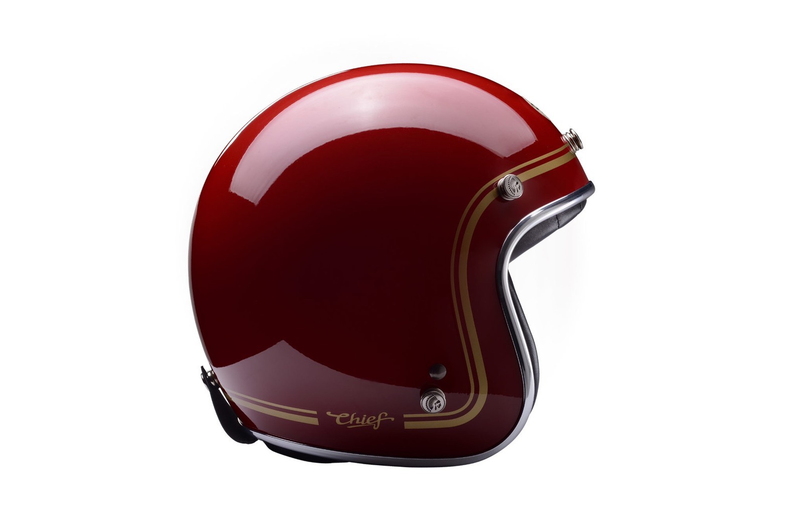 CHIEF TICUNA 酒紅 復古帽 3/4罩