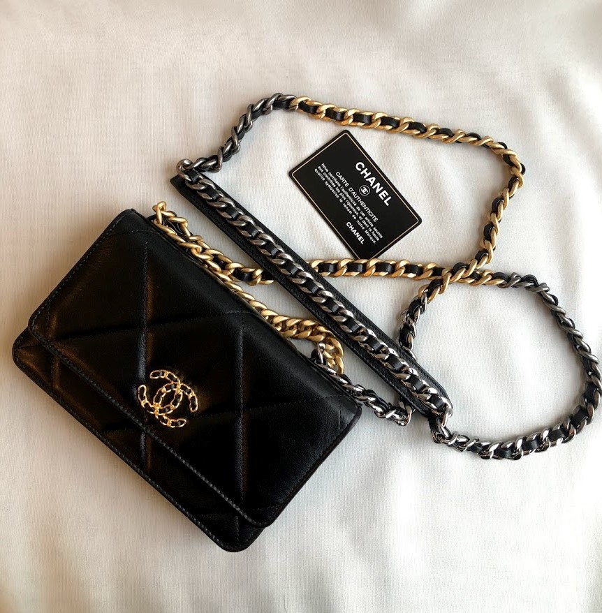 Chanel 19 Lambskin Wallet On Chain Brown  DESIGNER TAKEAWAY BY QUEEN OF  LUXURY BOUTIQUE  lupongovph