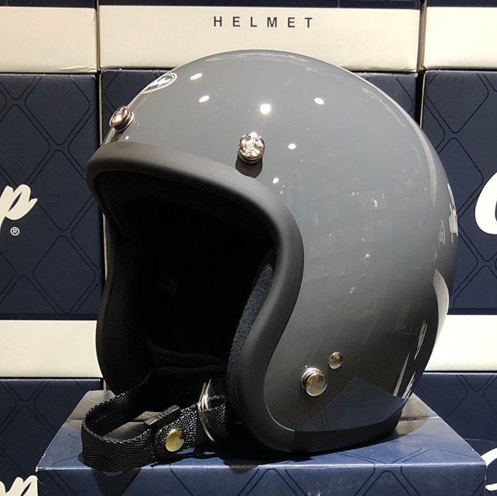 Gallop 素色 復古帽 水泥灰 3/4罩 雙D扣