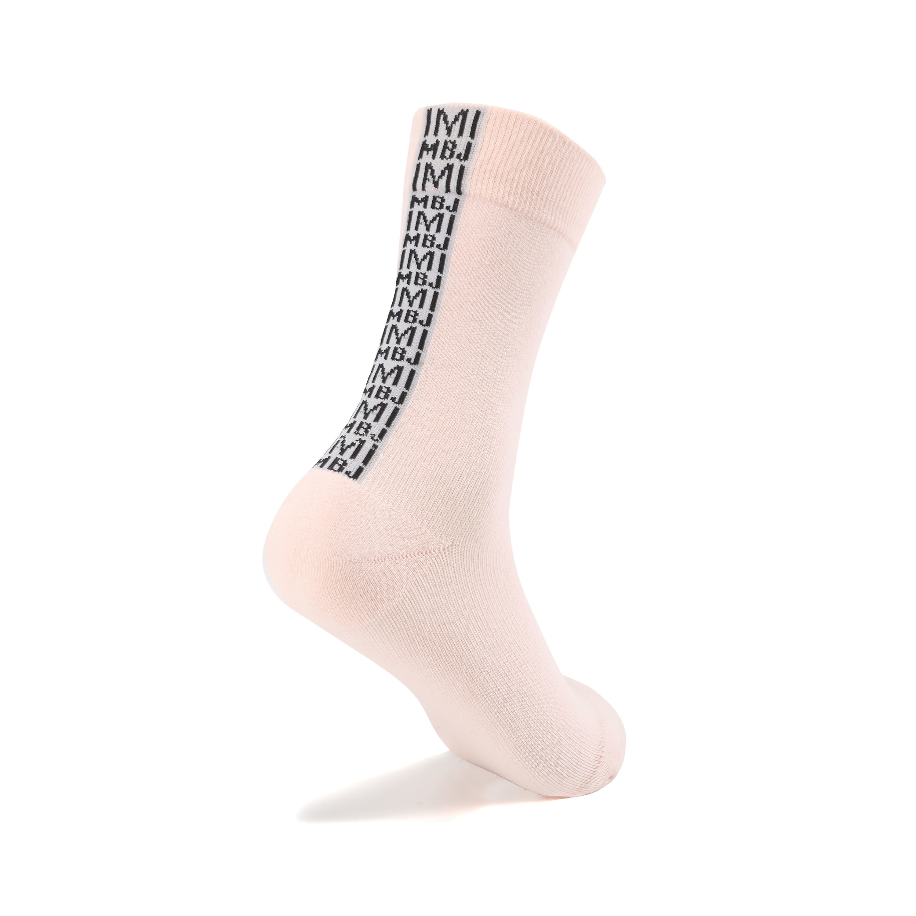 純 · 貝殼粉｜經典設計師款 · 壓力3/4襪