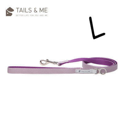 Tails & Me 尼龍拖帶 - 深紫灰紫 L  ( 寬2.5cm / 長100cm / 最高承載50kg )