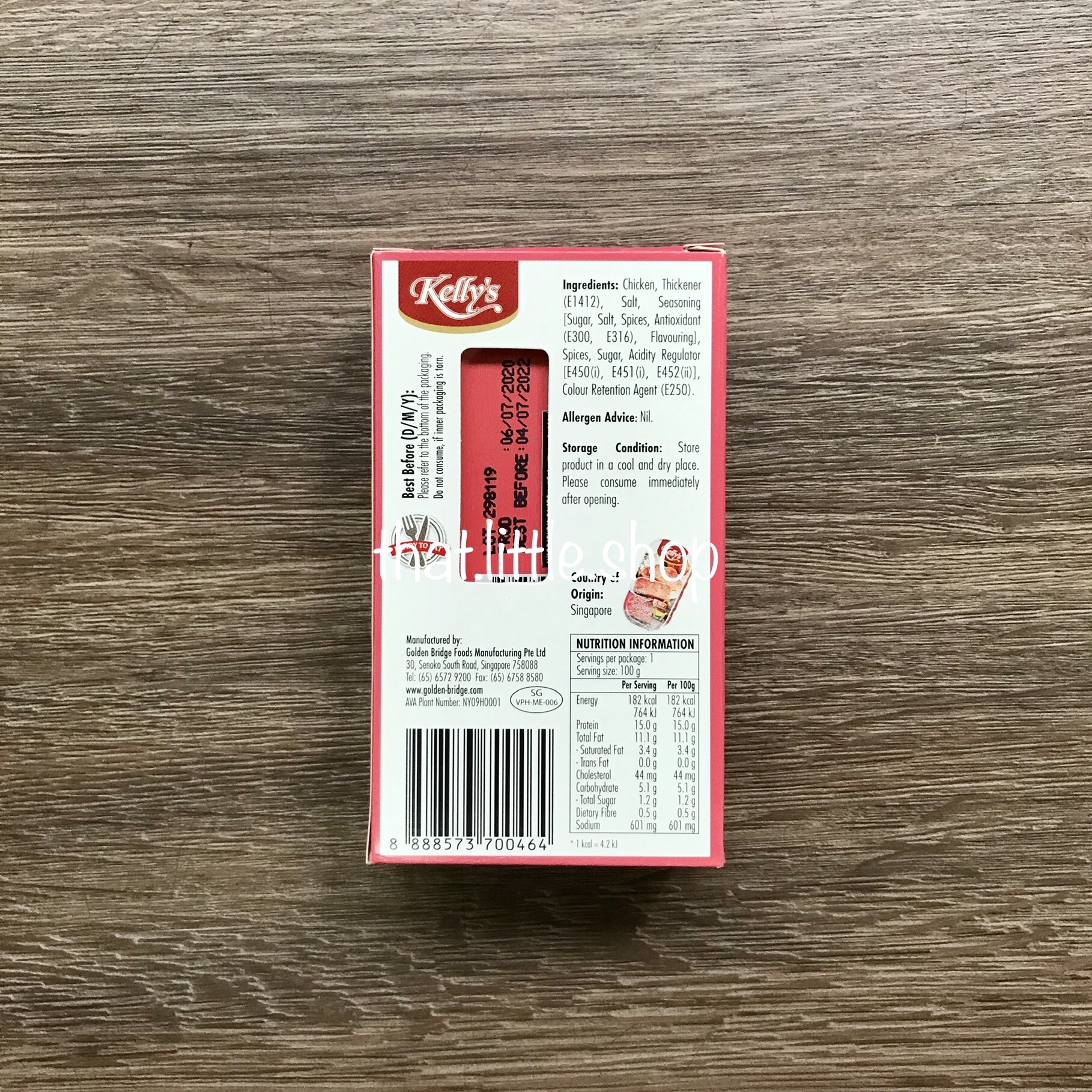 Kelly's Chicken Lyoner