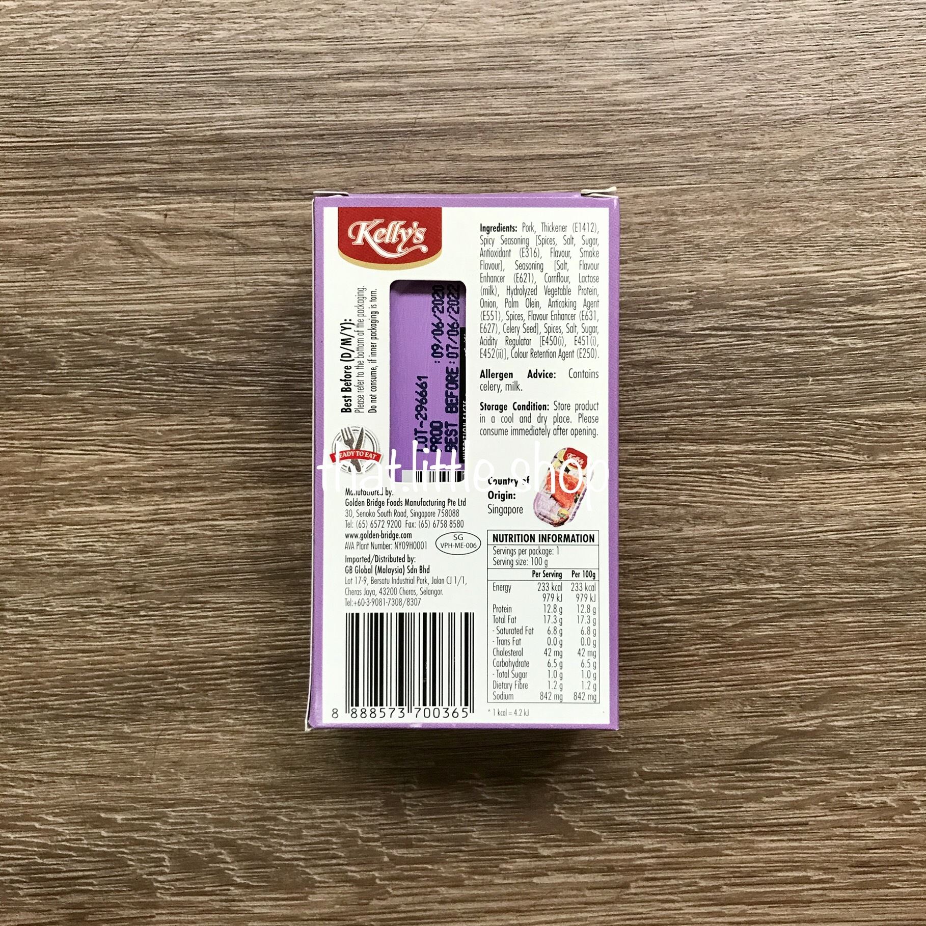 Kelly's Picante Pork Luncheon Ham [2024/04/09]