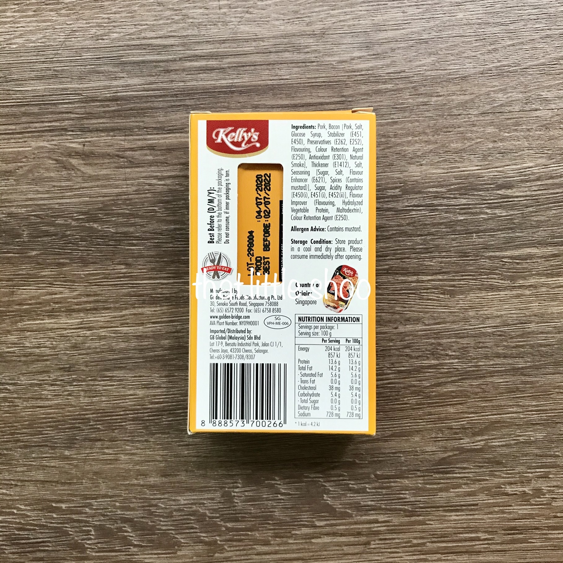 Kelly's Bacon Bits Luncheon Ham