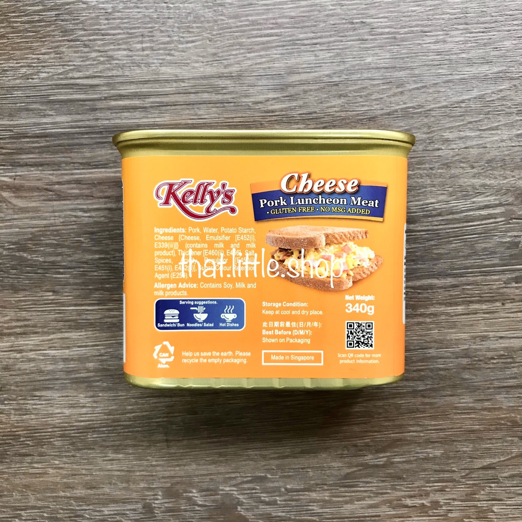 Kelly's Cheese Pork Luncheon Meat