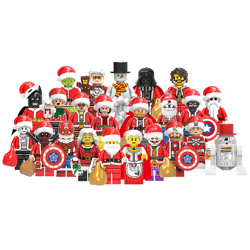 23PCS Christmas Themed Minifigures Minifigs