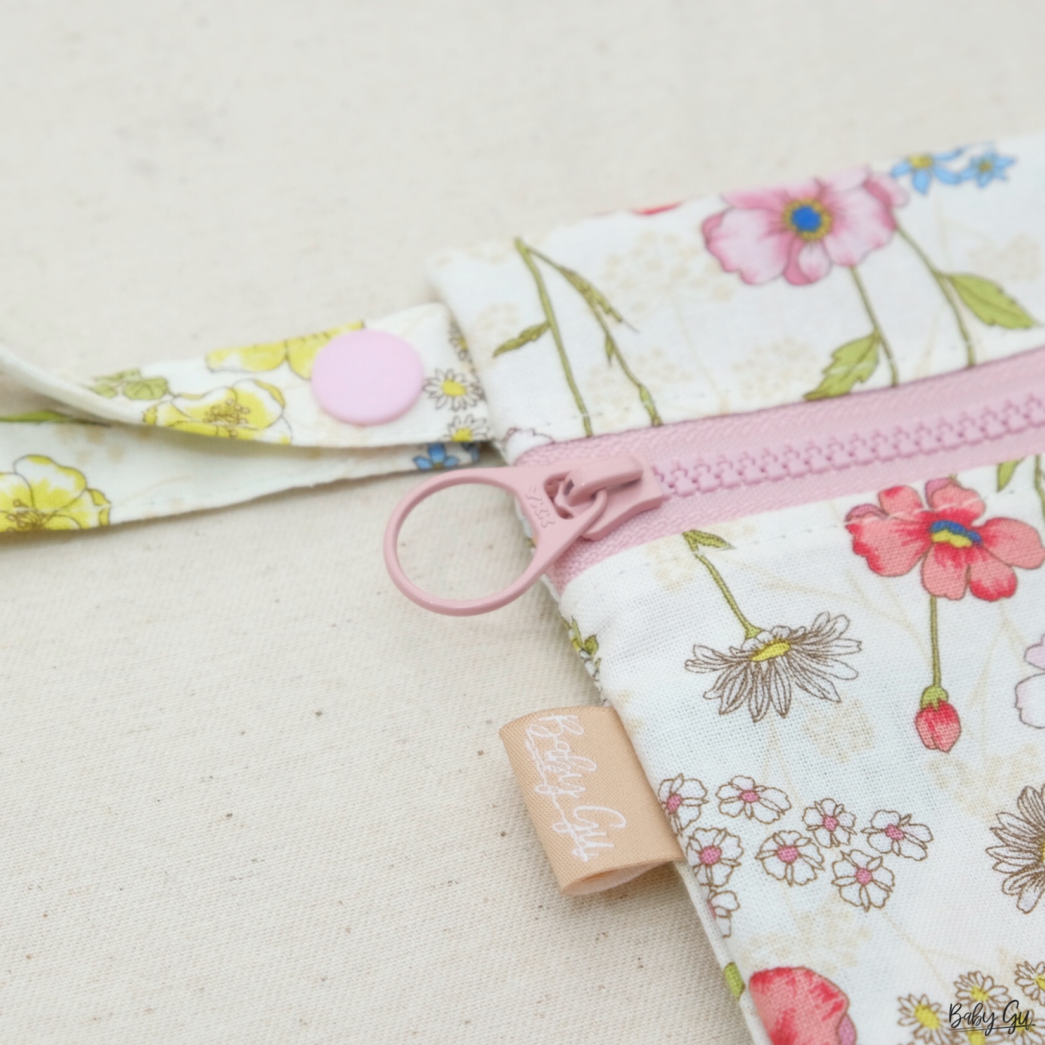 手作尿片袋-花花