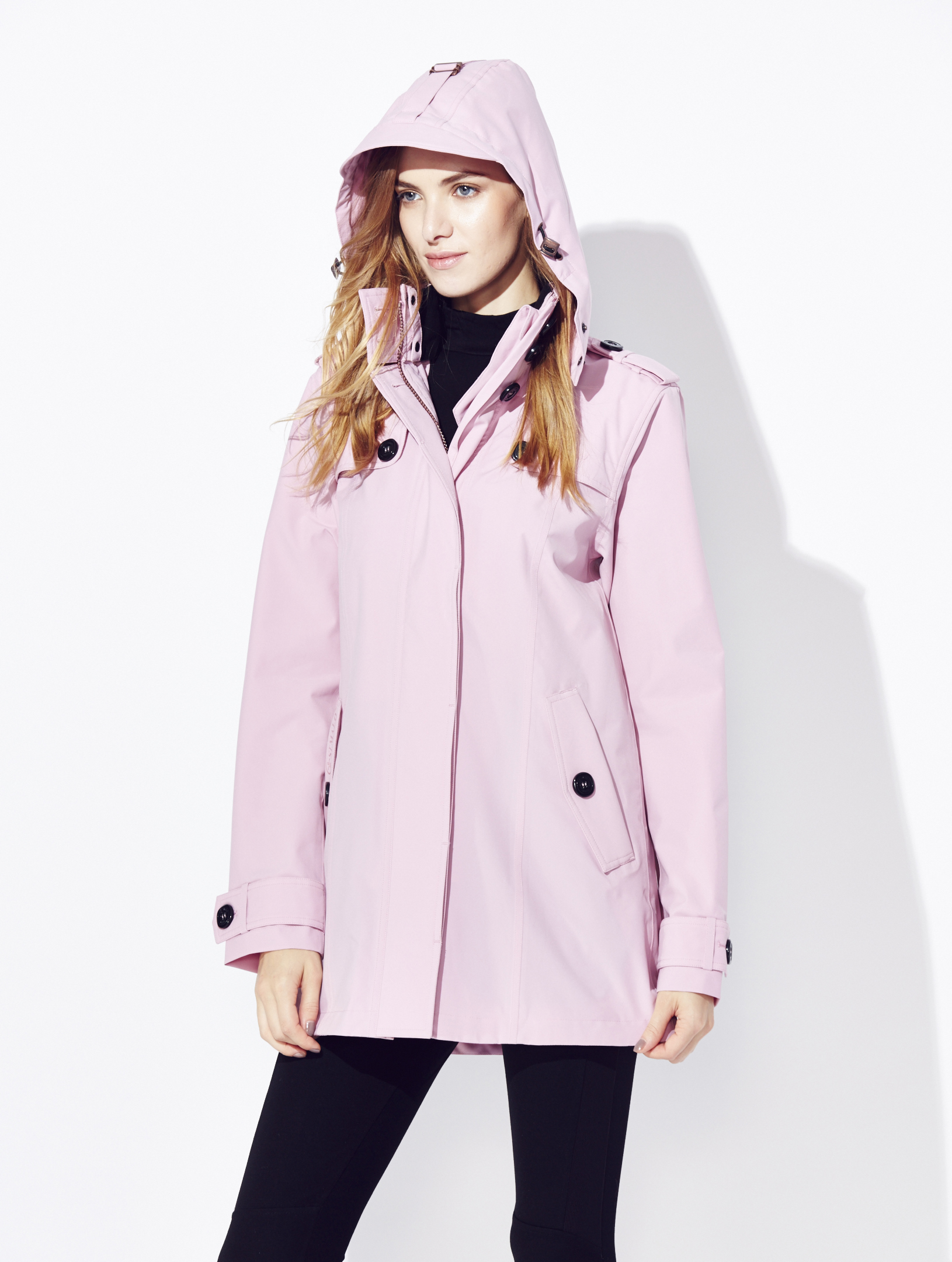 SympaTex 零冷感經典科技長大衣-1533WJ-粉紅