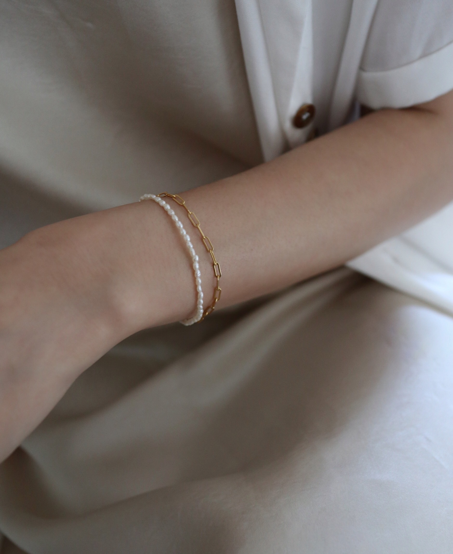 NIKO2 PEARLS BRACELET｜14K極小珍珠雙鍊