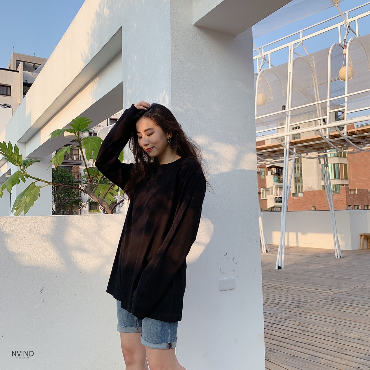 United Athle UA薄長袖 黑色 (3501101-002)