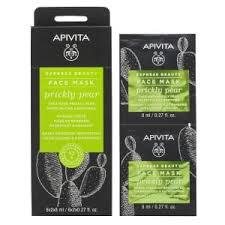 Apivita - Pickly Pear Face Mask 仙人掌面膜 8ml 一盒12片裝