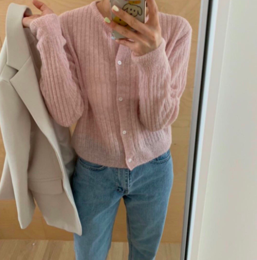 ᴷᴼᴿᴱᴬ 🇰🇷  <現貨>比馬卡龍還甜美可愛的我  - 20%羊毛針織短板外套 🇰🇷（正韓）