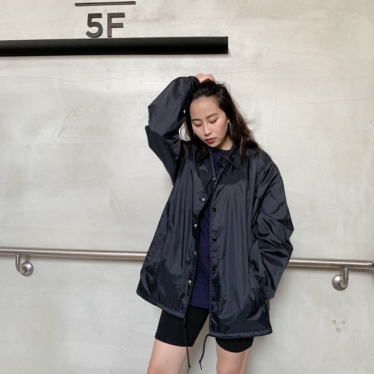 United Athle UA 尼龍教練外套 黑色(3705901-002)