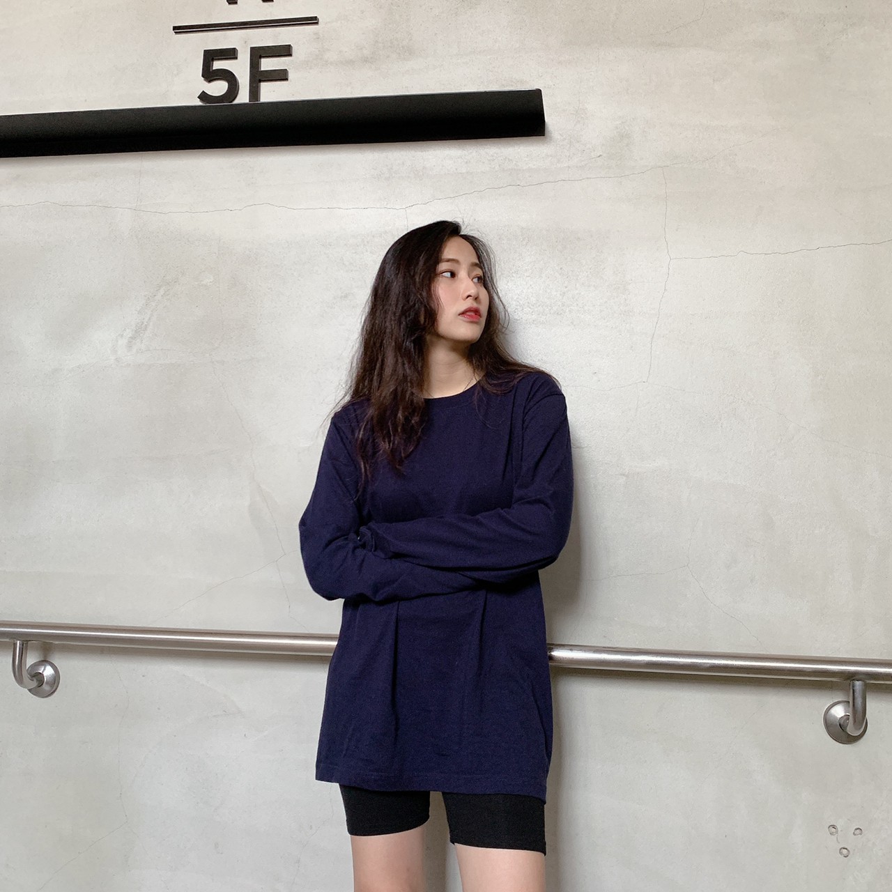 United Athle UA薄長袖 深藍 (3501101-086)