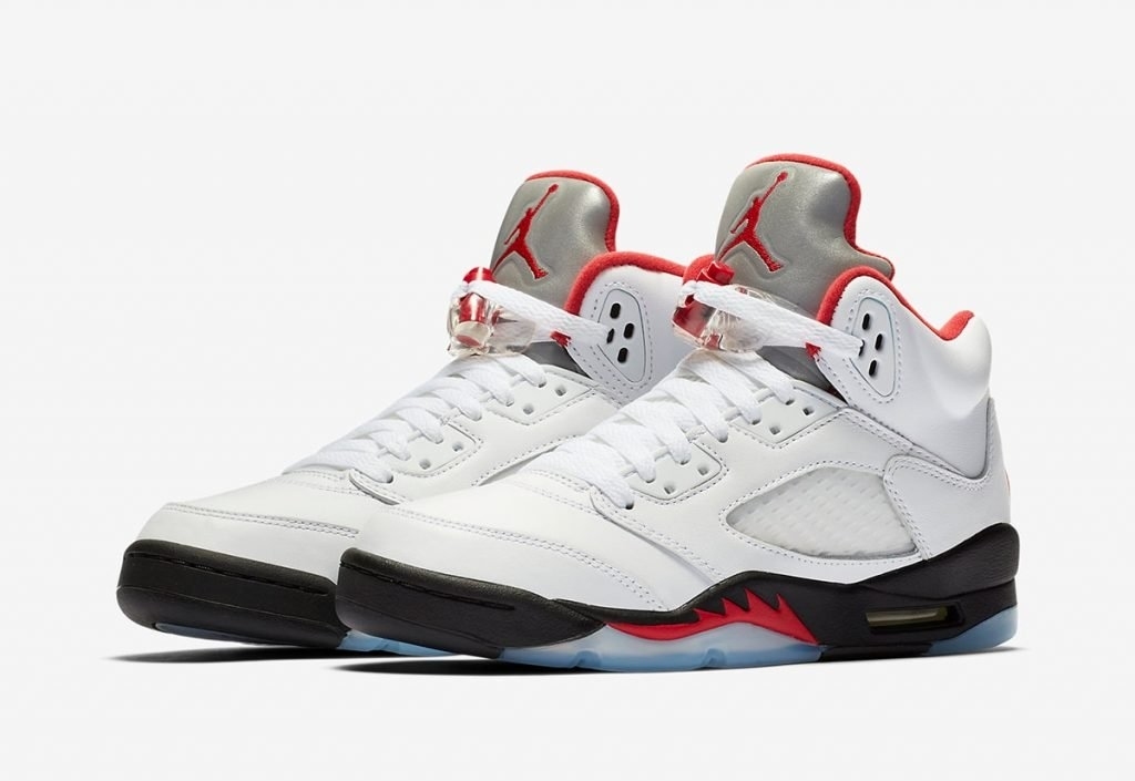 -(A7b)-AIR JORDAN 5 RETRO (GS) "FIRE RED" 流川楓 - 440888 102