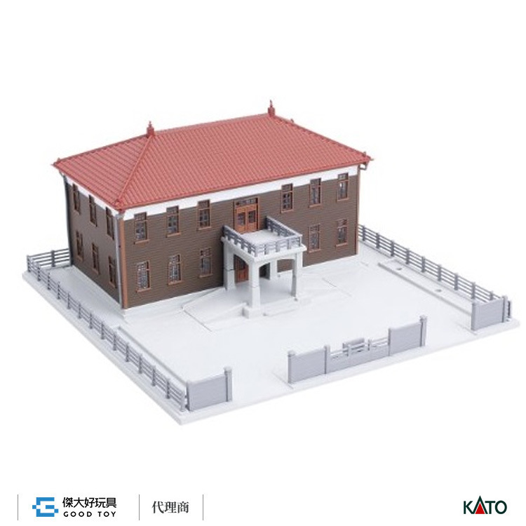 KATO 23-459B 建物 鎮公所  (棕)