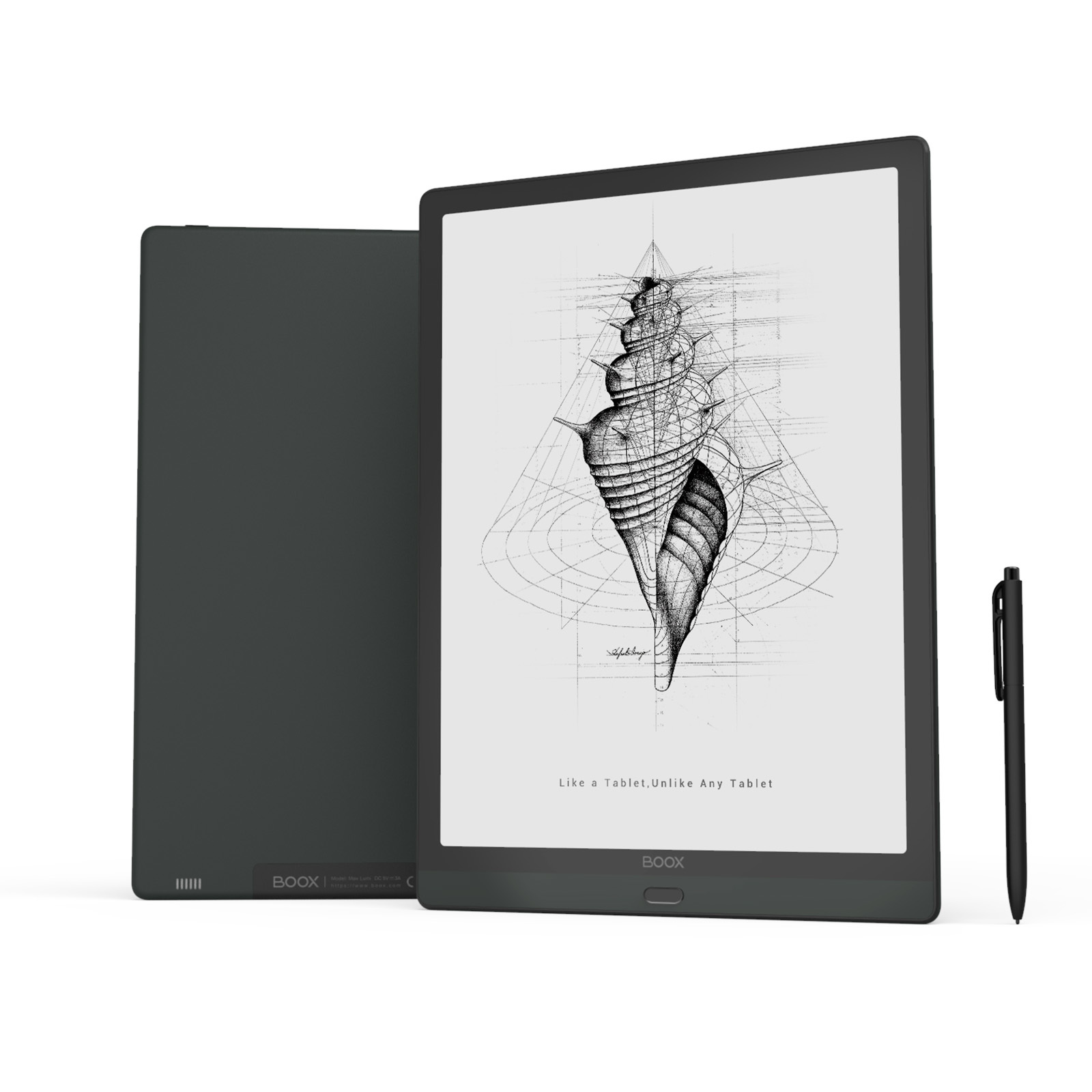 BOOX Tablet Max3 white E ink搭載 13.3インチのAndroid搭載E-inkタブレットが登場！ 従来の電子