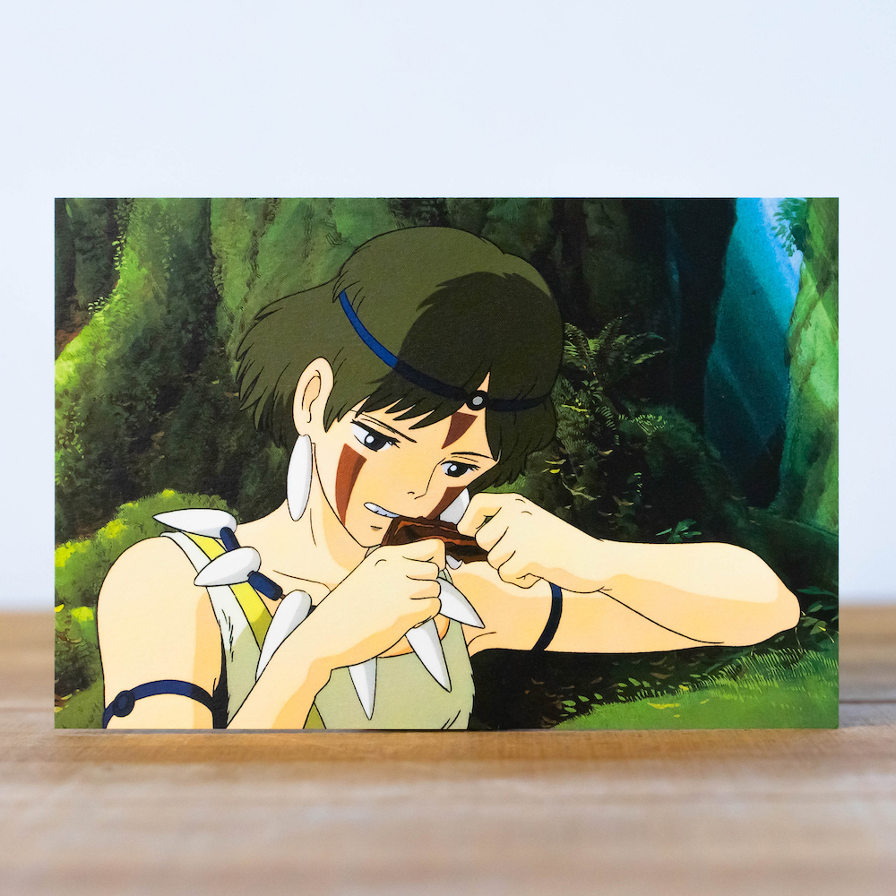 明信片 食物系列 魔法公主 小桑的肉乾